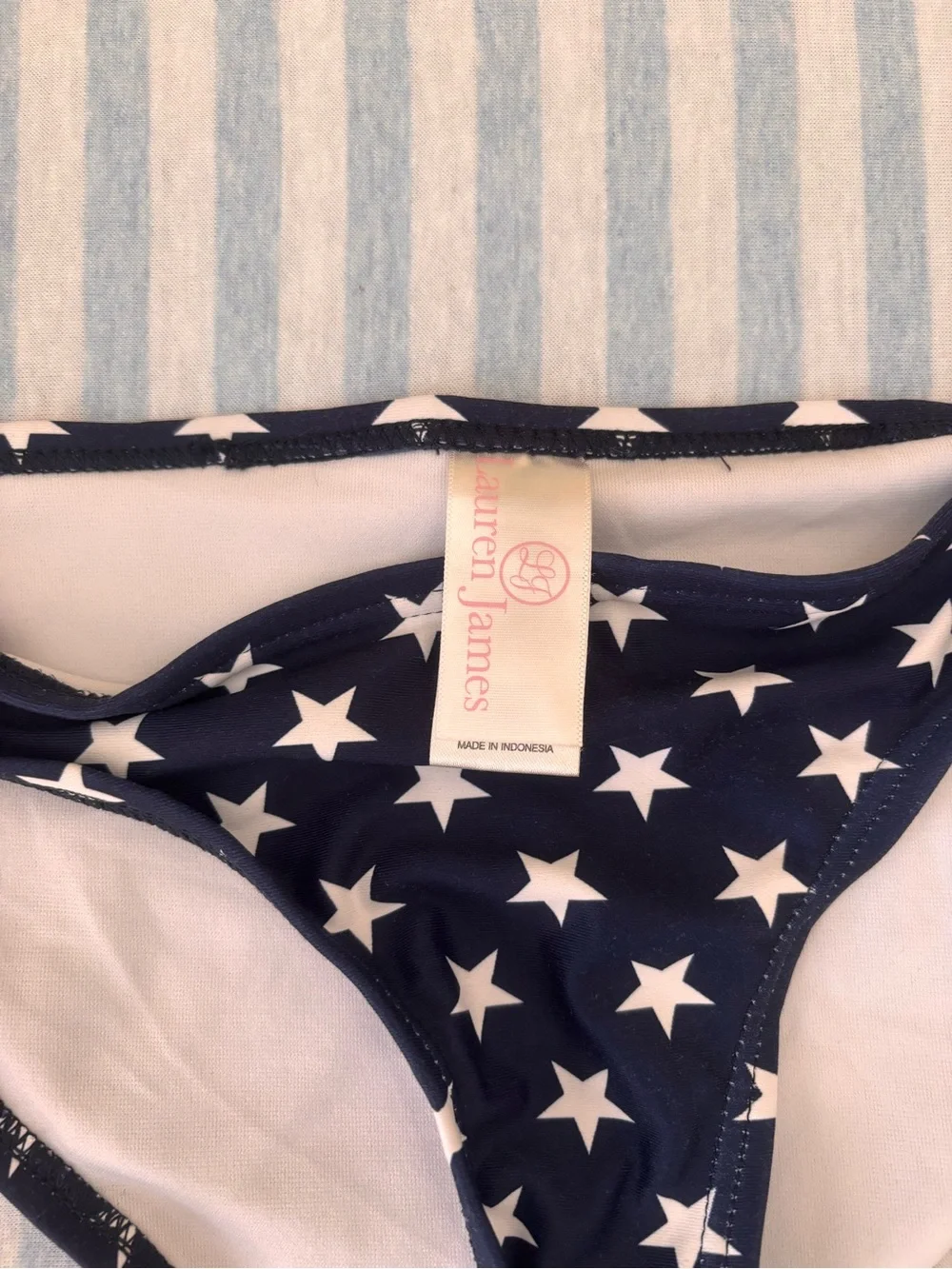 American Flag Swim Bottoms Lauren James